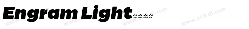 Engram Light字体转换